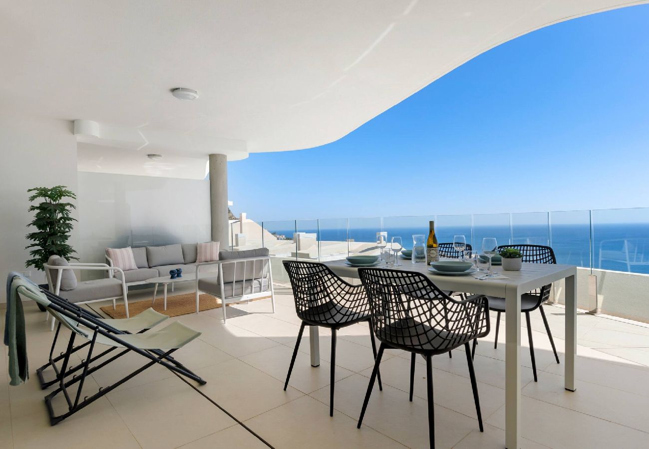 Apartment in Benalmádena - Panoramic Sea Views Apartment Stupa Hills 